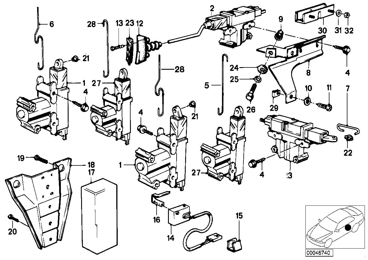 Genuine BMW 51211945595 E30 Connection Piece Left (Inc. 324d) | ML Performance UK Car Parts