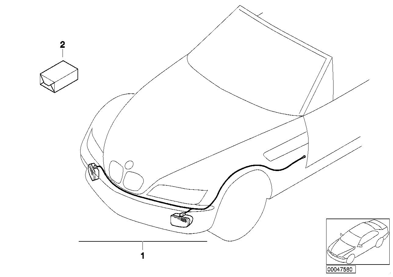 Genuine BMW 61316901957 E36 Switch Fog Lamp And Fog Tail Lamp (Inc. Z3) | ML Performance UK Car Parts