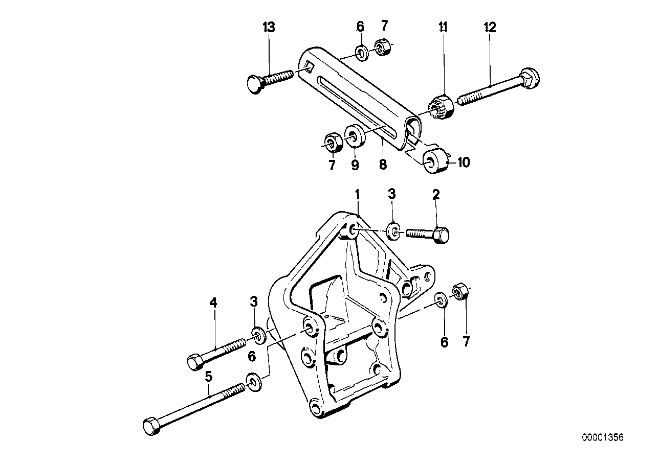 Genuine BMW 12311288416 E30 E28 E34 Adjusting Bar (Inc. 324td) | ML Performance UK Car Parts