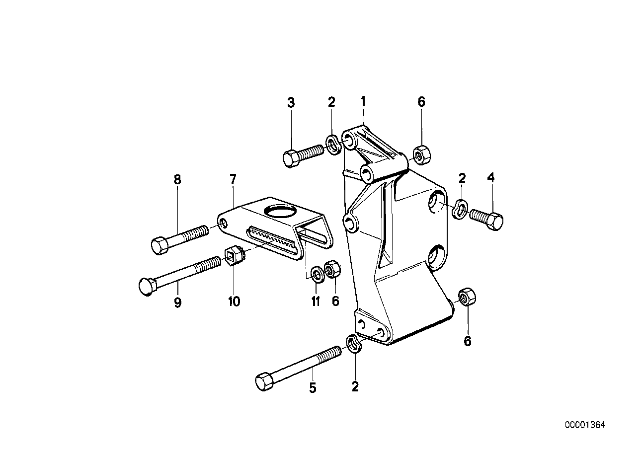 Genuine BMW 12311714450 E34 E32 Adjusting Bar (Inc. 730iL, M5 & M5 3.6) | ML Performance UK Car Parts