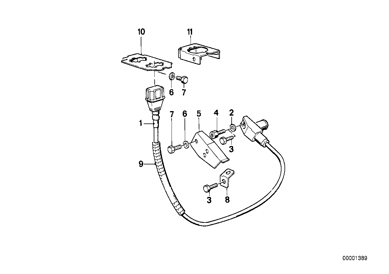 Genuine BMW 12141274645 E23 E24 E28 Holder (Inc. 633CSi, 732i & 735i) | ML Performance UK Car Parts