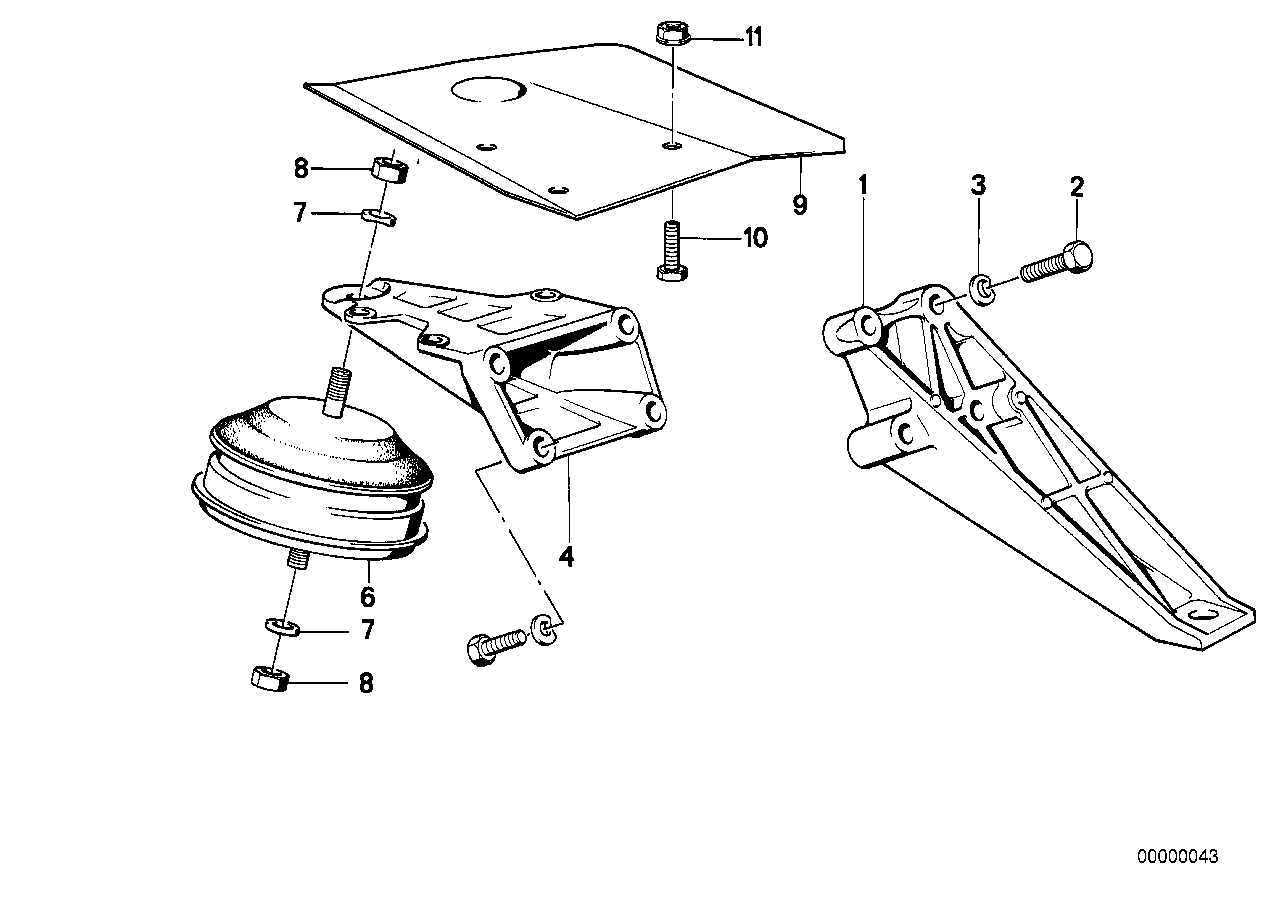 Genuine BMW 11812225598 E30 Rubber Mounting (Inc. 320is & M3) | ML Performance UK Car Parts