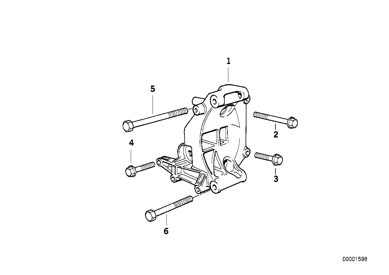 Genuine BMW 12311739514 E36 E34 Supporting Bracket (Inc. 518g, 318is & 316i) | ML Performance UK Car Parts