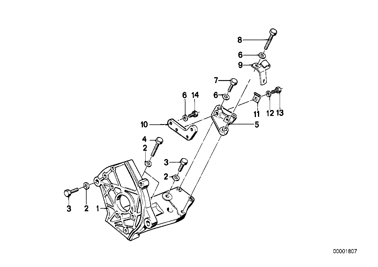 Genuine BMW 13511279474 E34 E28 E30 Supporting Bracket (Inc. 524td, 324td & 524d) | ML Performance UK Car Parts