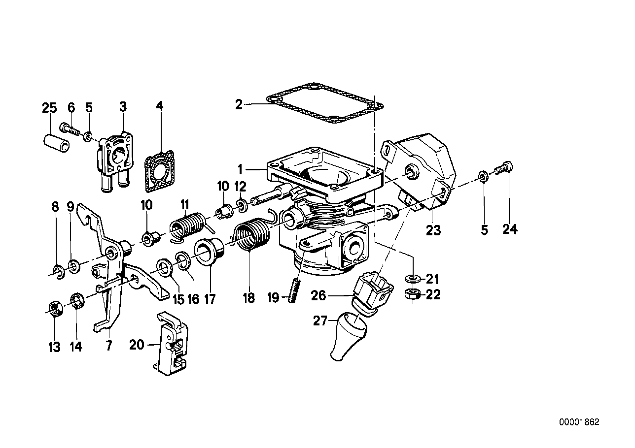 Genuine BMW 13541285471 E34 E30 Gasket Asbestos Free (Inc. 525e, 525i & 518i) | ML Performance UK Car Parts