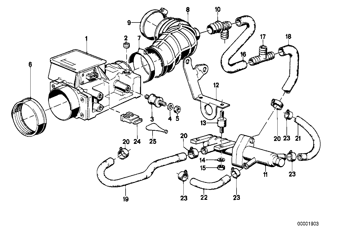 Genuine BMW 11531287303 E30 E28 Additional Air Slide Valve (Inc. 320i & 520i) | ML Performance UK Car Parts