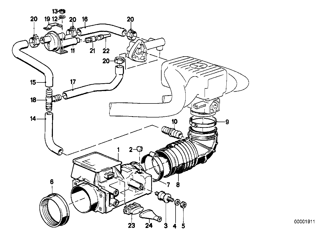 bmw flow 318i air sensor BMW  Parts  RealOEM.com Catalog Online