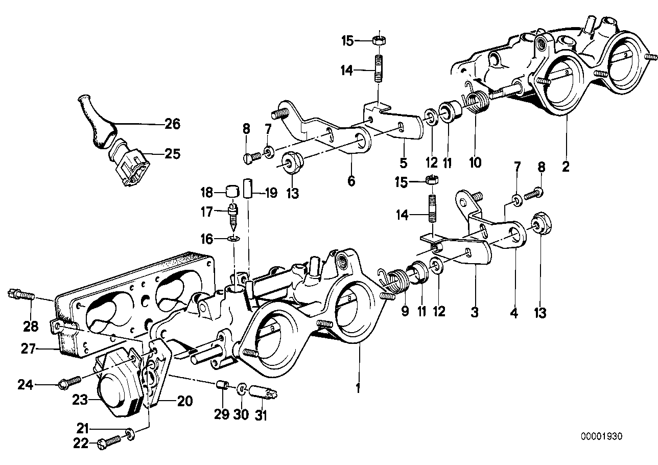 Genuine BMW 13541310695 E24 E28 E34 Bush (Inc. M5) | ML Performance UK Car Parts