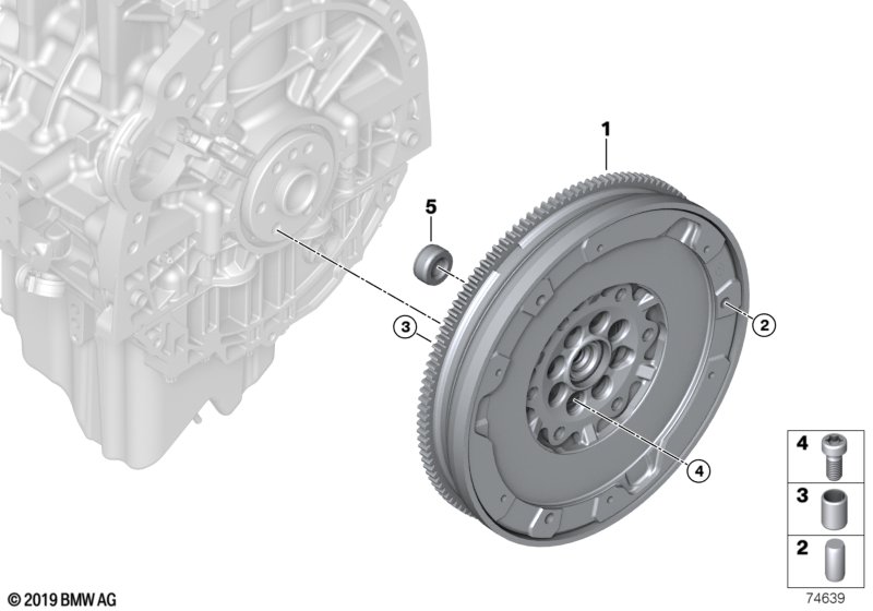 Genuine BMW 21212229900 E86 E46 E85 Twin Mass Flywheel (Inc. M3 CSL, Z4 M3.2 & M3) | ML Performance UK Car Parts