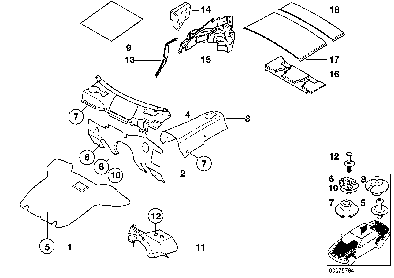 Genuine BMW 51488397680 E36 Upper Sound Insulating Dash Panel (Inc. Z3) | ML Performance UK Car Parts