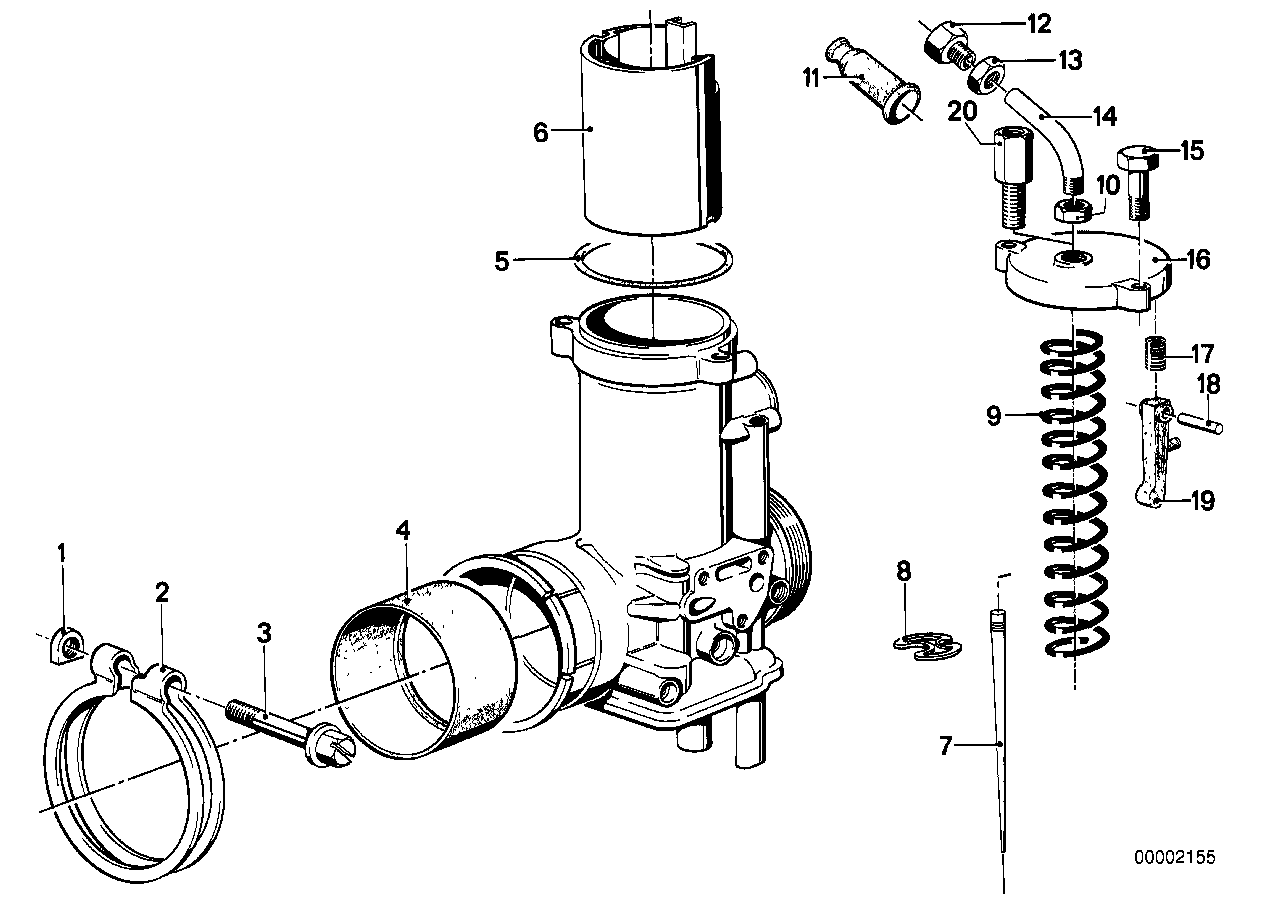 Genuine BMW 13111264281 Nipple (Inc. R90S) | ML Performance UK Car Parts