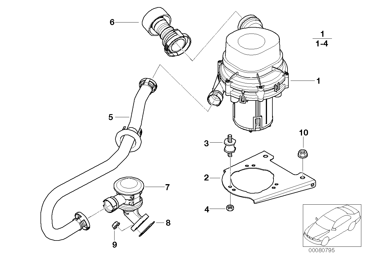 Genuine BMW 11727831869 E36 Pressure Hose Assy (Inc. Z3 M) | ML Performance UK Car Parts