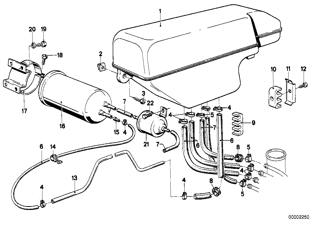 Genuine BMW 11631708979 E23 Non-Return Valve (Inc. 745i) | ML Performance UK Car Parts