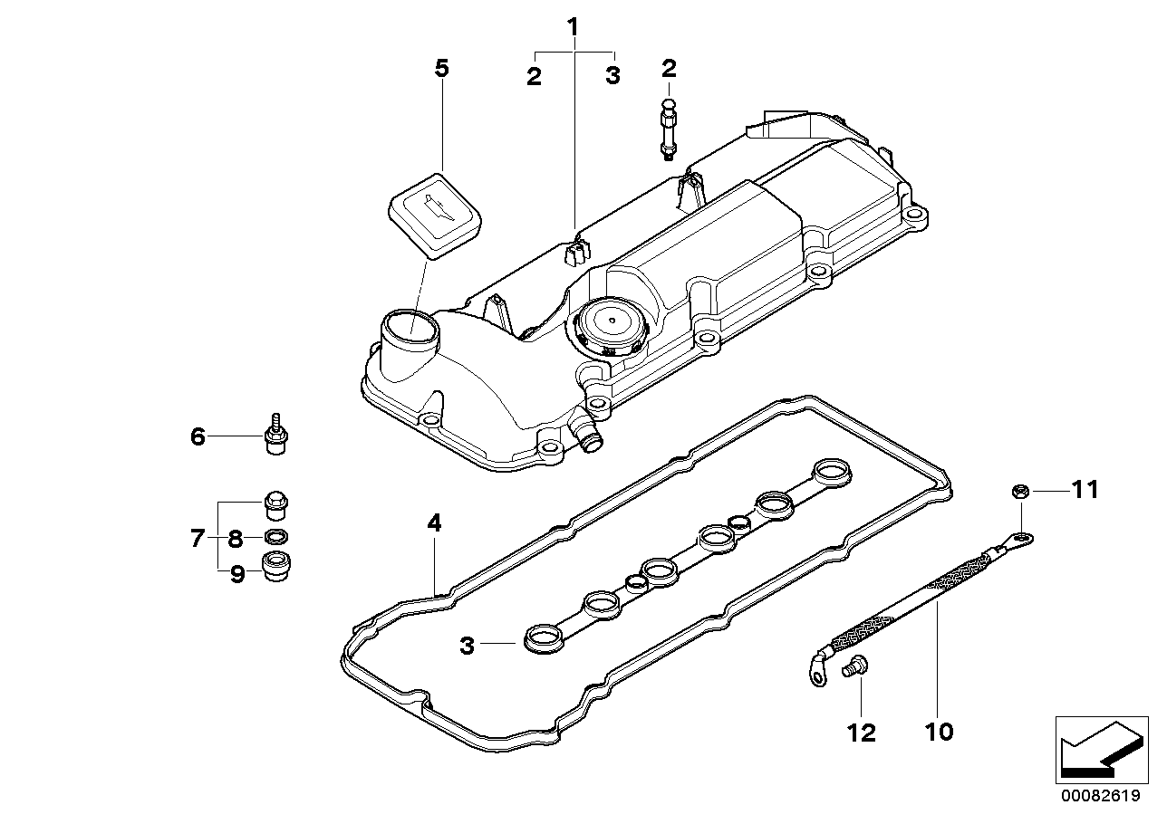 Genuine BMW 11127521009 E46 Profile-Gasket (Inc. 325Ci & 325i) | ML Performance UK Car Parts