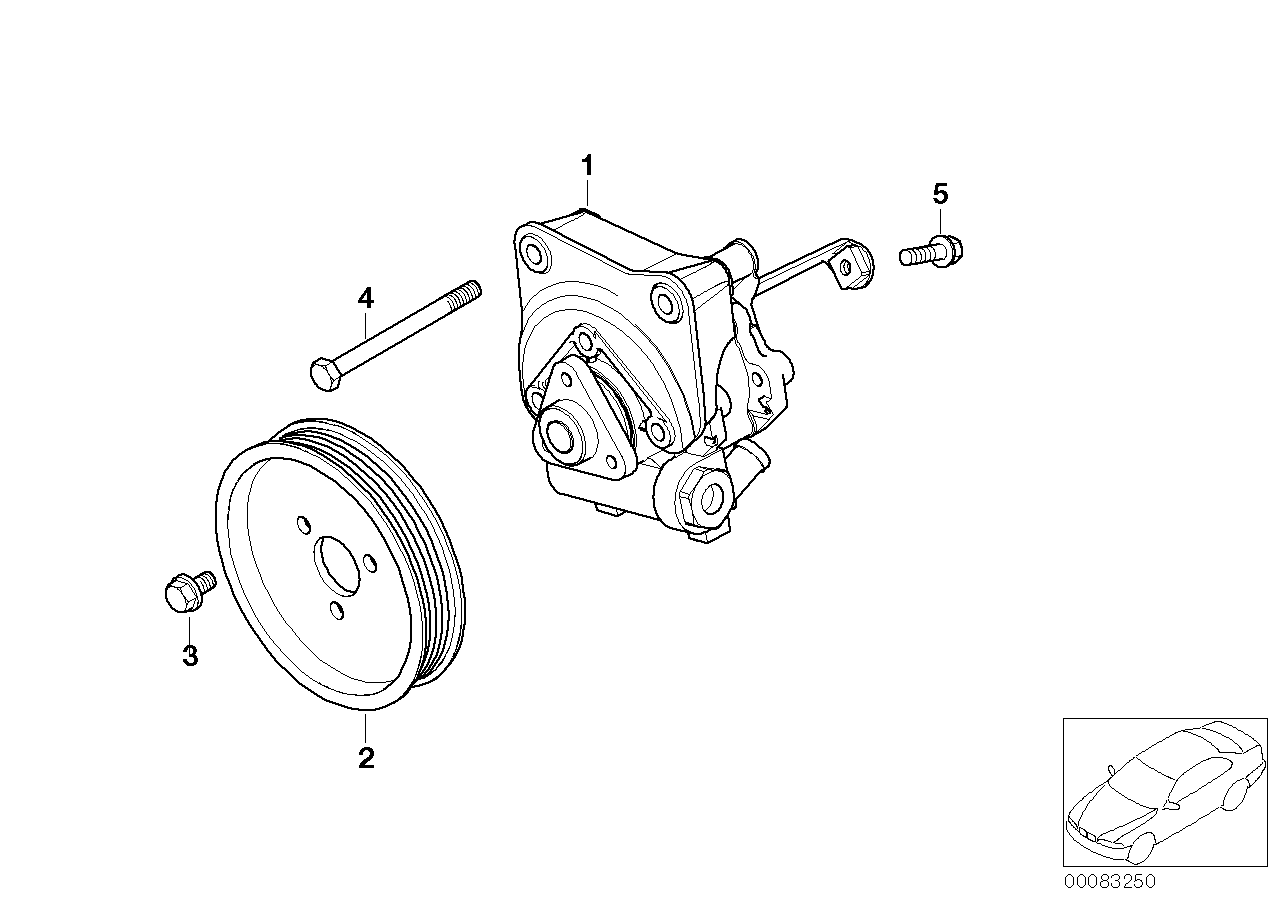 Genuine BMW 32412229679 E46 E36 Exch. Power Steering Pump ZF (Inc. M3 CSL, M3 & Z3 M) | ML Performance UK Car Parts