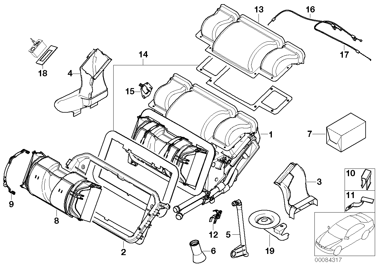 Genuine BMW 64116911687 E52 Set Of Small Parts Adjust.Lever (Inc. ALPINA V8 & Z8) | ML Performance UK Car Parts