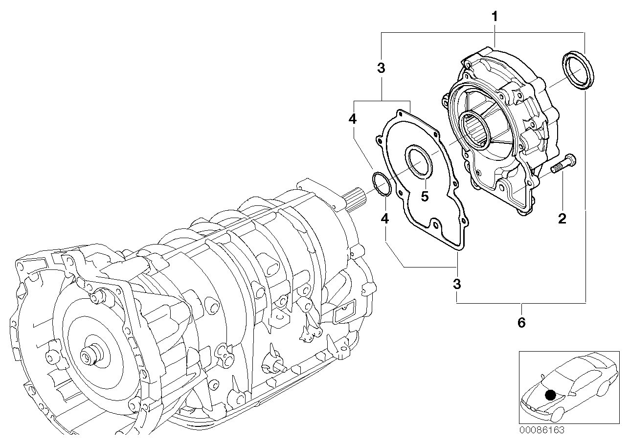 Genuine BMW 24137508904 E53 O-Ring (Inc. X5 3.0d & X5 3.0i) | ML Performance UK Car Parts