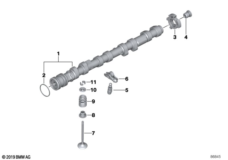 Genuine BMW 11347503738 E70 E67 E61 Exhaust Valve D=29,0/5,90mm (Inc. X5 4.4i, 550i & 745Li) | ML Performance UK Car Parts