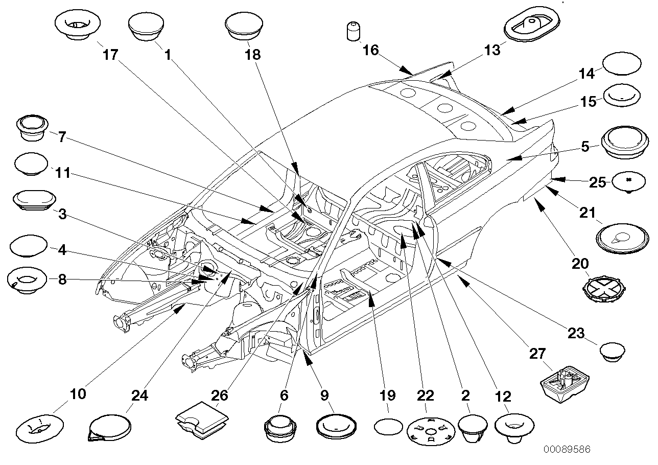 BMW M3 E46 Parts Diagram