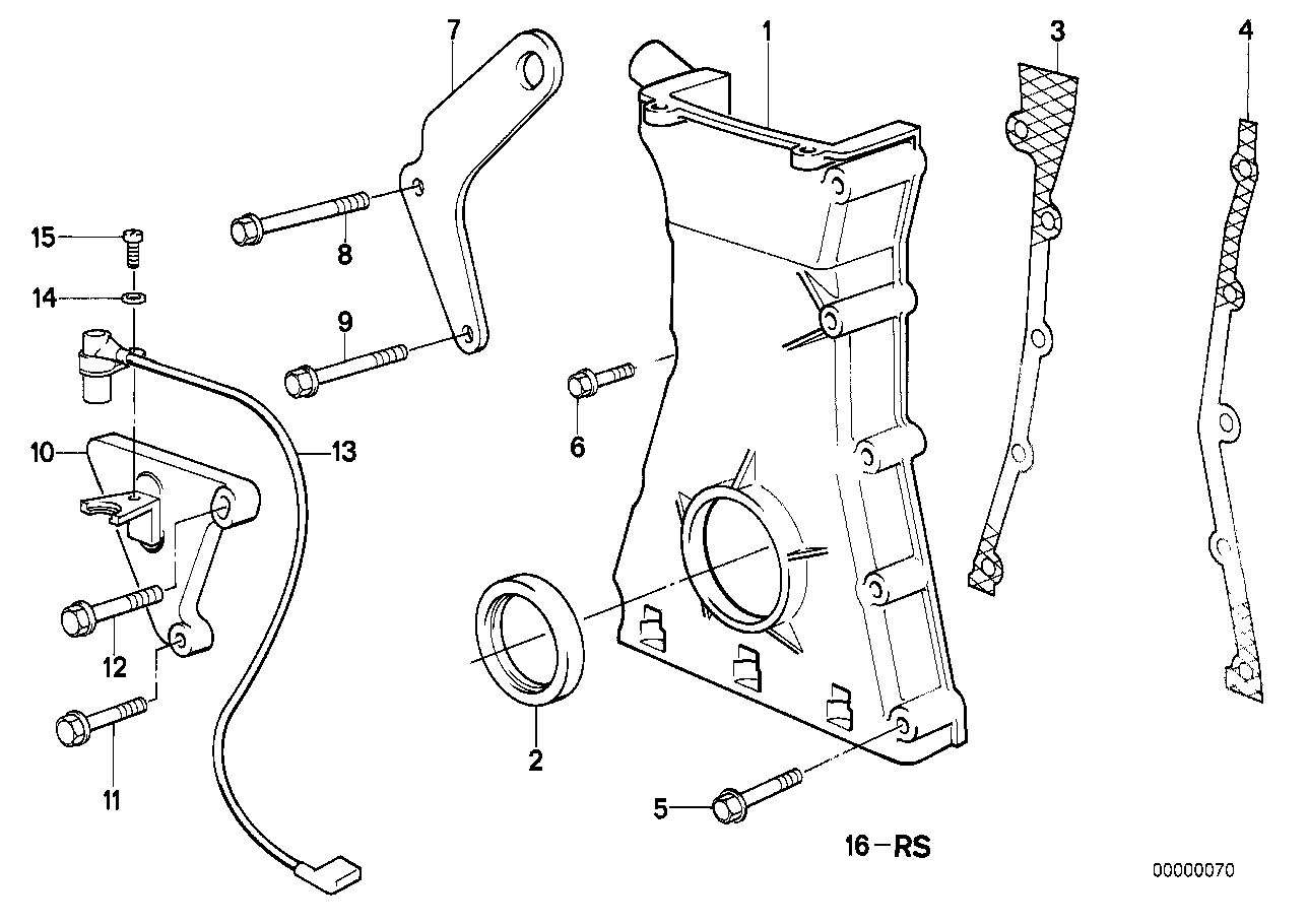 Genuine BMW 11141717127 E34 E32 E24 Supporting Arm (Inc. 635CSi, 735iL & 730i) | ML Performance UK Car Parts