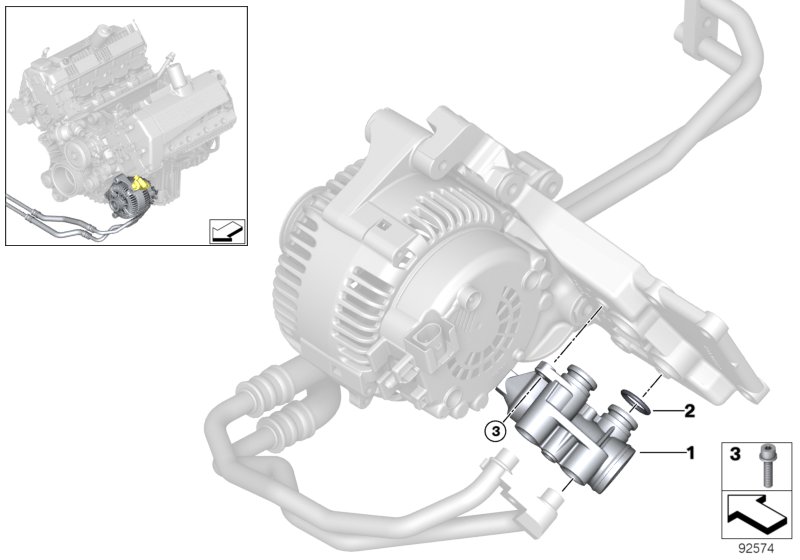 Genuine BMW 07129905747 F07 F01 Isa Screw With Washer M6X25-U1 (Inc. Hybrid 7L) | ML Performance UK Car Parts