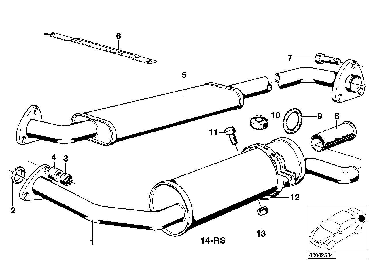 Genuine BMW 18211246451 E21 Bow (Inc. 318, 320i & 316) | ML Performance UK Car Parts