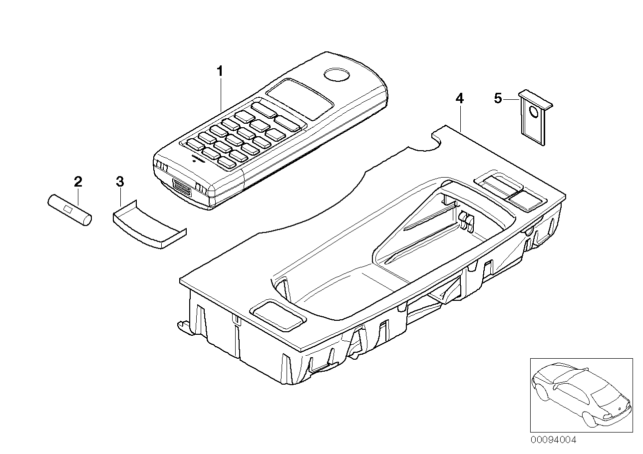 Genuine BMW 84116910571 RR1 Sim Card Holder SIEMENS BIT II (Inc. 740i, 730Li & 750Li) | ML Performance UK Car Parts