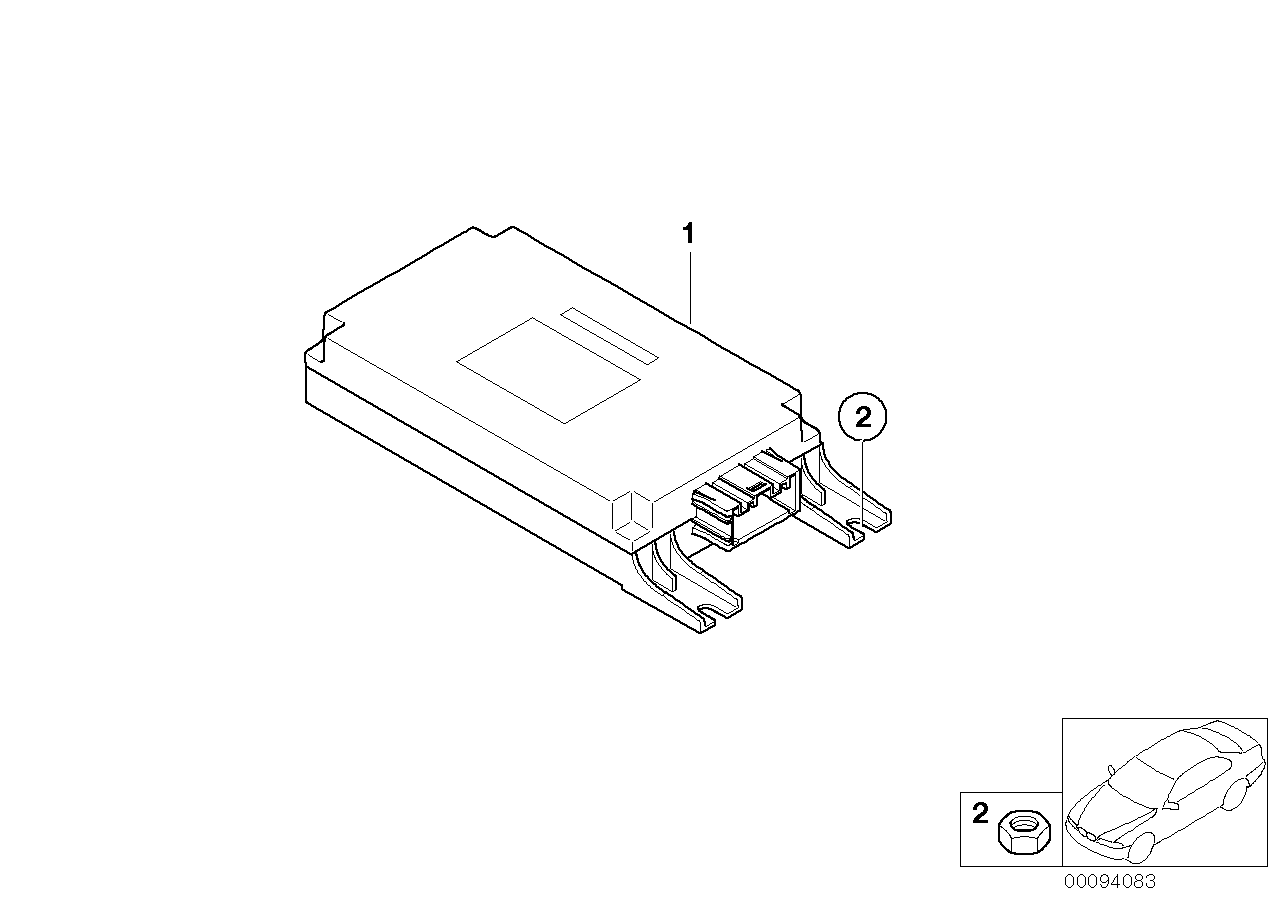 Genuine BMW 84416931985 E66 E67 E65 Control Unit, Voice Input System DEUTSCH (Inc. 745LiS, 745i & 735i) | ML Performance UK Car Parts