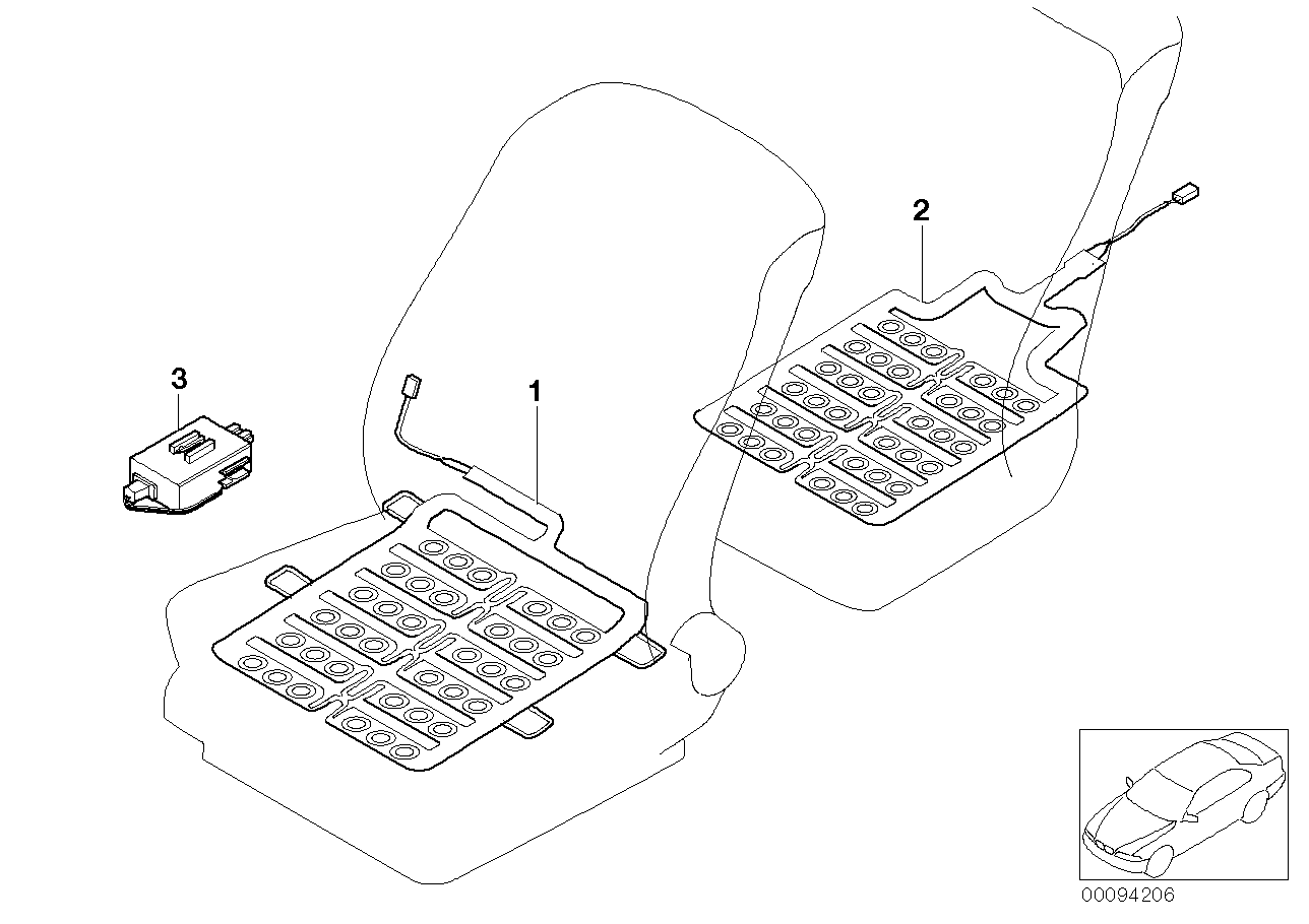 Genuine BMW 65776917134 E67 E65 E66 Control Electronics, Seat Occupancy (Inc. 740d, 745LiS & 745Li) | ML Performance UK Car Parts