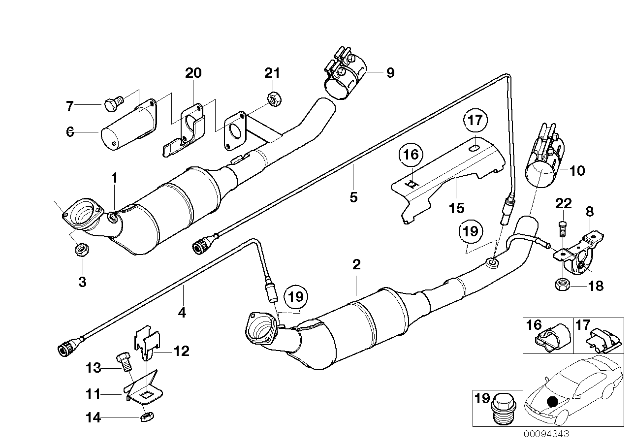 Genuine BMW 11781440133 E53 Bracket (Inc. X5 4.4i & X5 4.6is) | ML Performance UK Car Parts