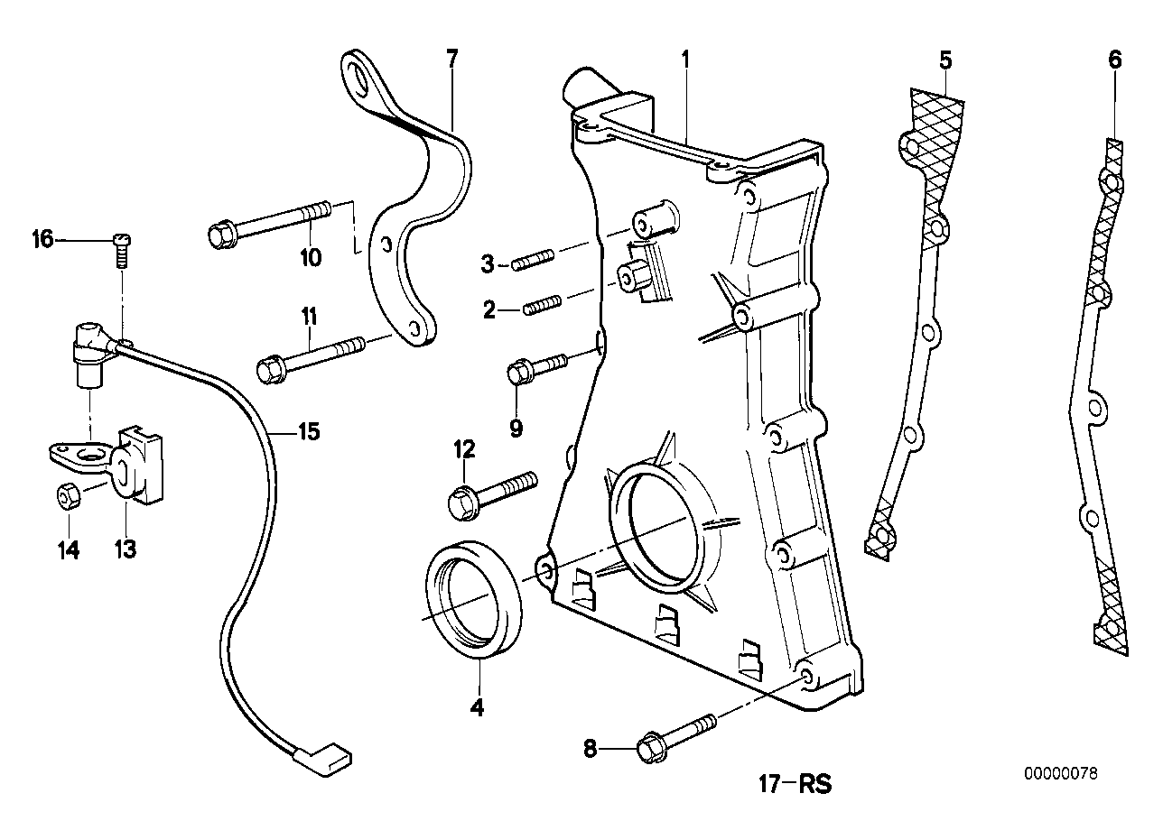 Genuine BMW 11141312619 E34 E24 Gasket Left Asbesto-Free (Inc. M5, M5 3.6 & M635CSi) | ML Performance UK Car Parts