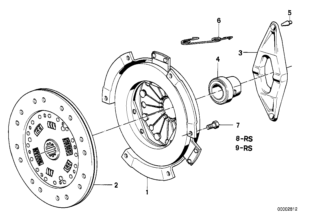 Genuine BMW 21517521471 E21 E36 E46 Clutch Release Bearing (Inc. 330Ci, 325e & 323i) | ML Performance UK Car Parts