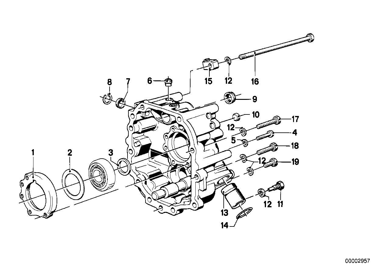 Genuine BMW 25111202842 E30 E24 Supporting Bracket (Inc. M3, 3.0SBav & 2.5CS) | ML Performance UK Car Parts