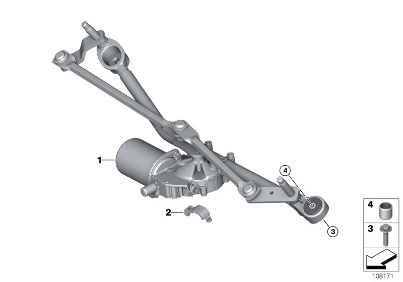 Genuine BMW 61617052597 E86 E89 E85 Tensioning Lever (Inc. Z4) | ML Performance UK Car Parts