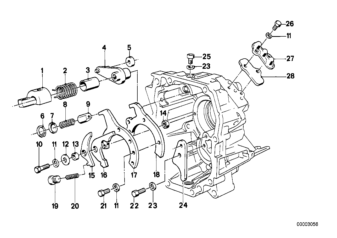 Genuine BMW 23311224123 E34 E32 Roadster Selector Cam (Inc. 324d, 525i & Z1) | ML Performance UK Car Parts