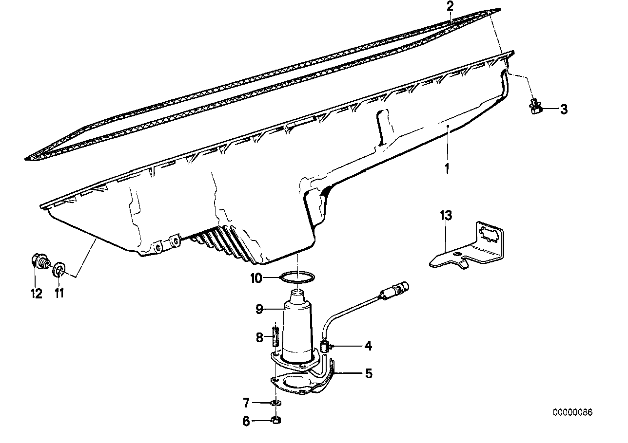 Genuine BMW 11131287086 E23 Oil Pan (Inc. 728i & 728iS) | ML Performance UK Car Parts