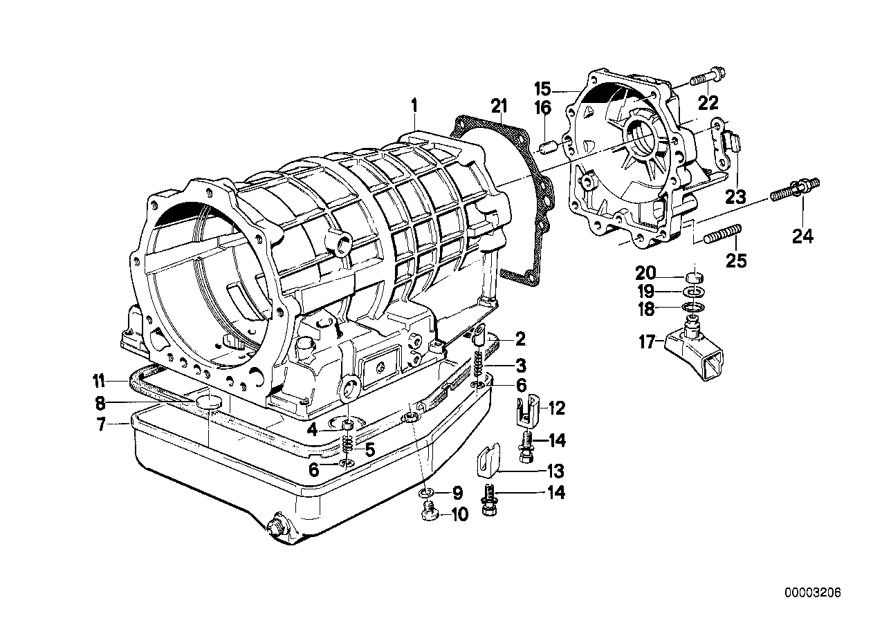 Genuine BMW 24111218036 E34 E32 Oil Pan (Inc. 530i, 525i & 520i) | ML Performance UK Car Parts