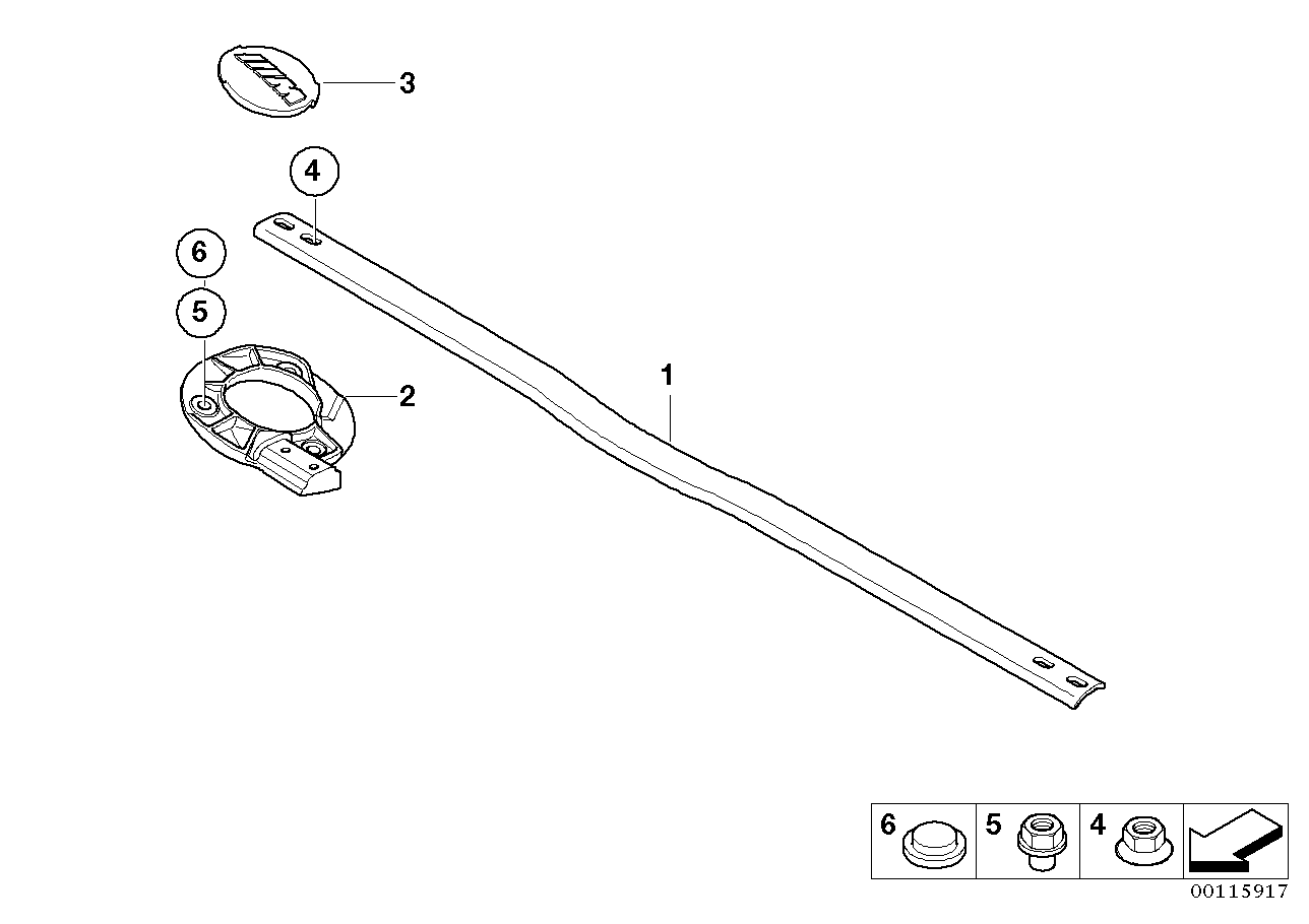 Genuine BMW 51717895250 E46 Bracket Right (Inc. M3 & M3 CSL) | ML Performance UK Car Parts