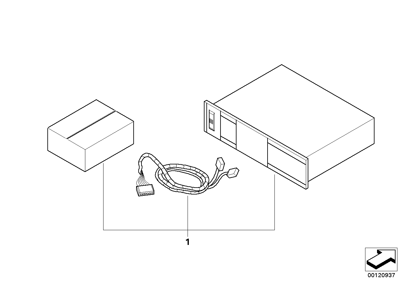 Genuine BMW 65156945073 E90 E92 Bracket Cd-Changer (Inc. 325d, 335is & 330xi) | ML Performance UK Car Parts