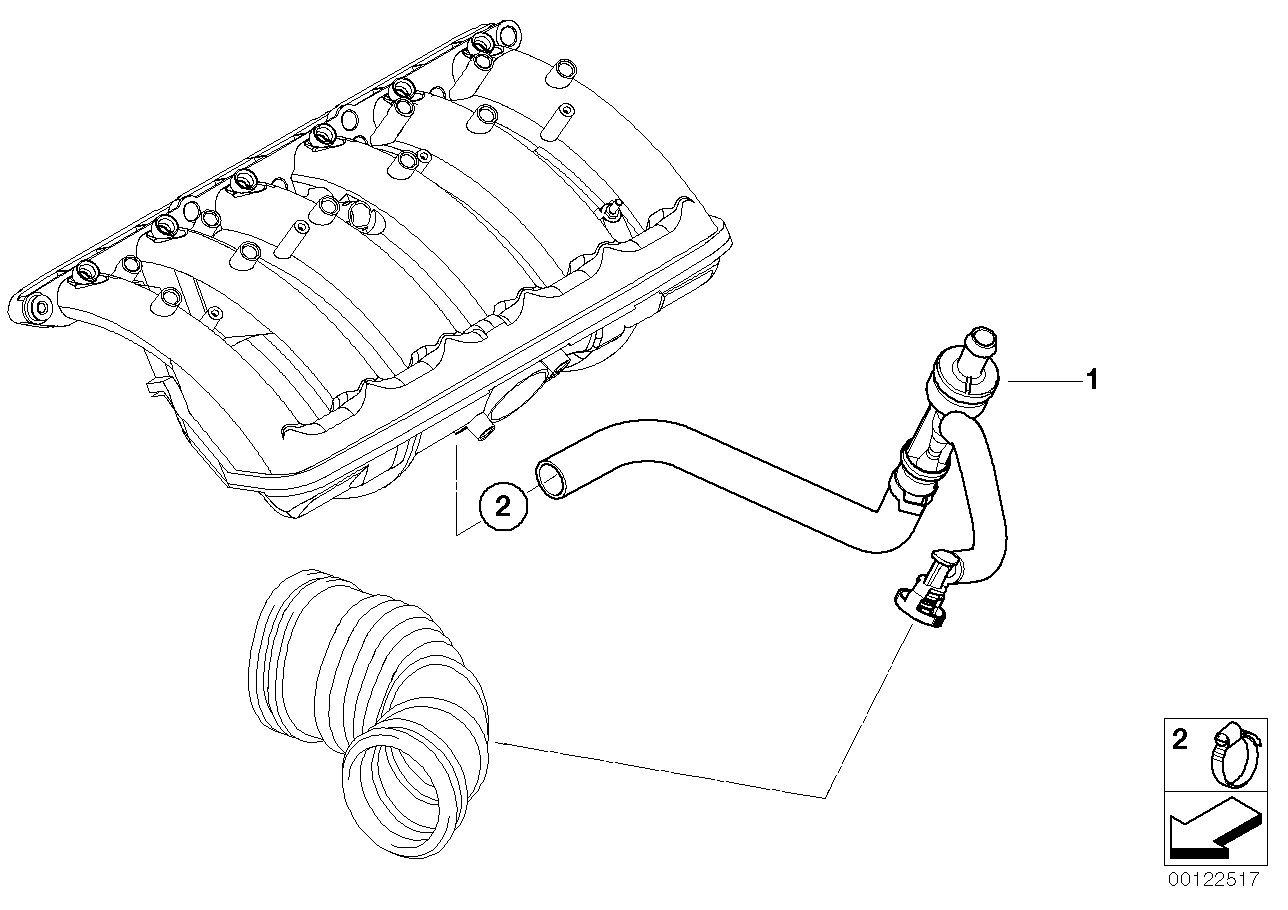 Genuine BMW 11617521860 E60 E61 E65 Sucking Jet Pump With Lines (Inc. 730i, 520i & 530i) | ML Performance UK Car Parts