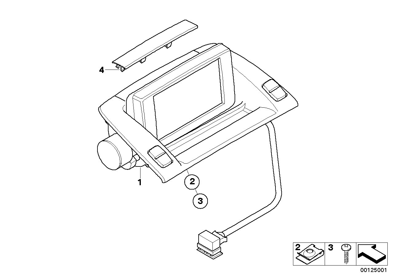 Genuine BMW 65509169176 E85 E86 Central Information Display GRAU (Inc. Z4) | ML Performance UK Car Parts