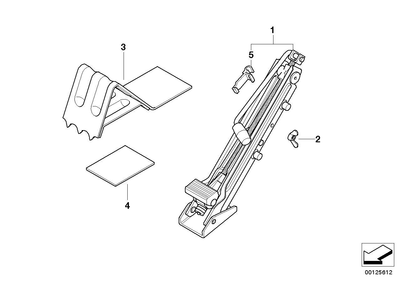 Genuine BMW 71126765000 E39 Clamp, Lifting Jack (Inc. 540iP) | ML Performance UK Car Parts