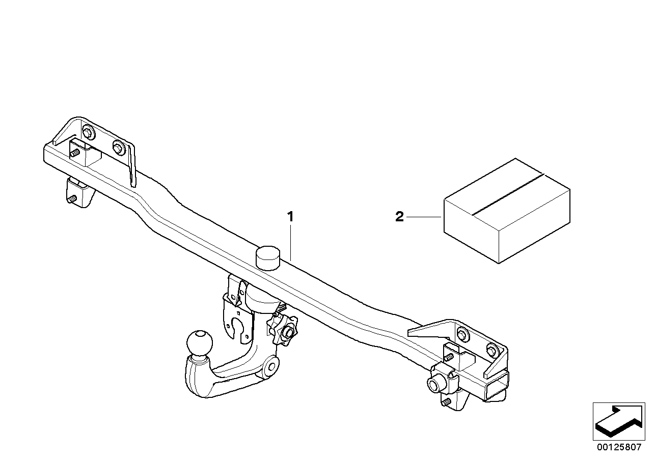 Genuine BMW 51127897774 E60 E61 Reinforcement, Lower Center M (Inc. M5) | ML Performance UK Car Parts