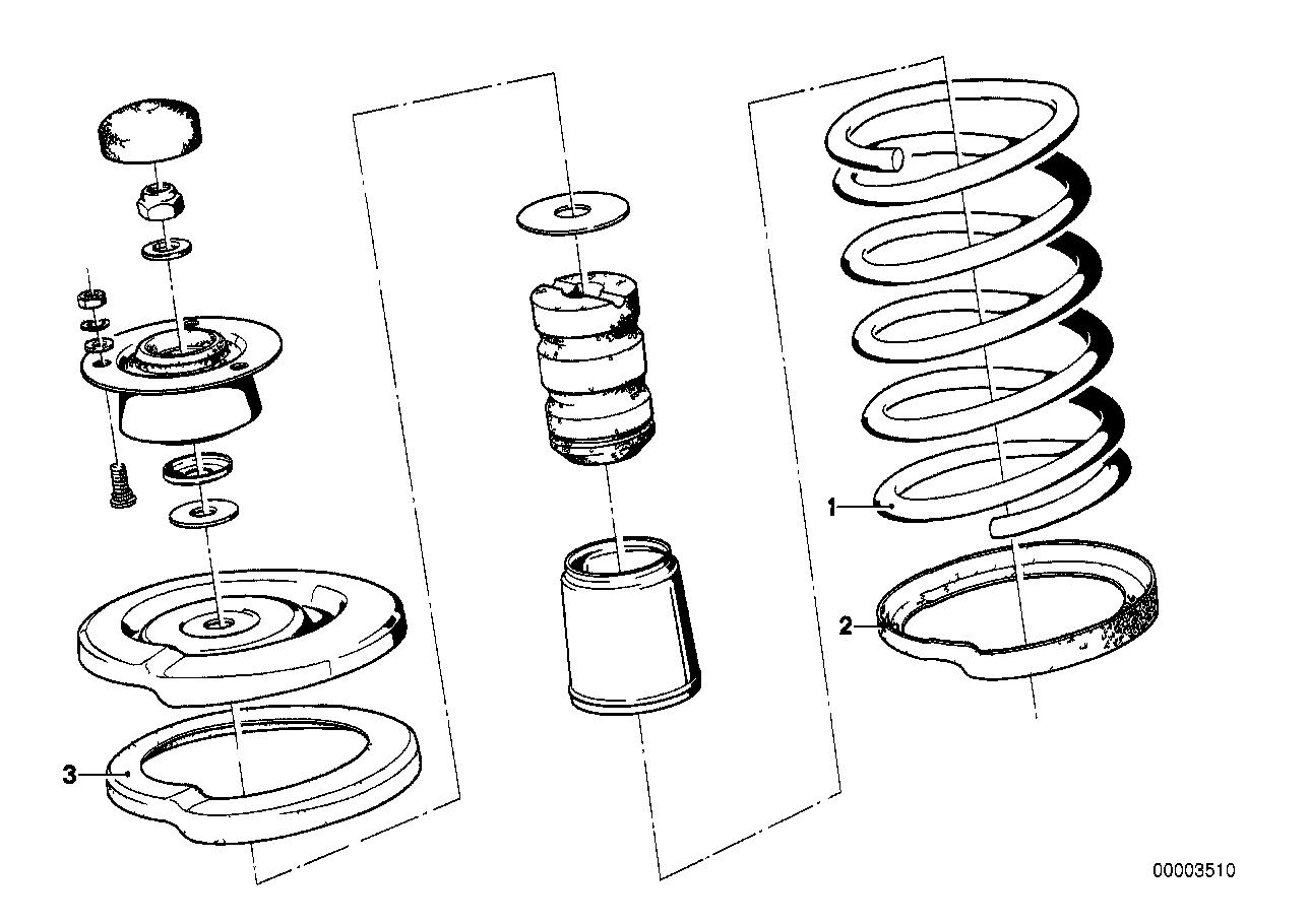 Genuine BMW 31331119012 E12 E24 Coil Spring (Inc. 633CSi, 530i & 628CSi) | ML Performance UK Car Parts