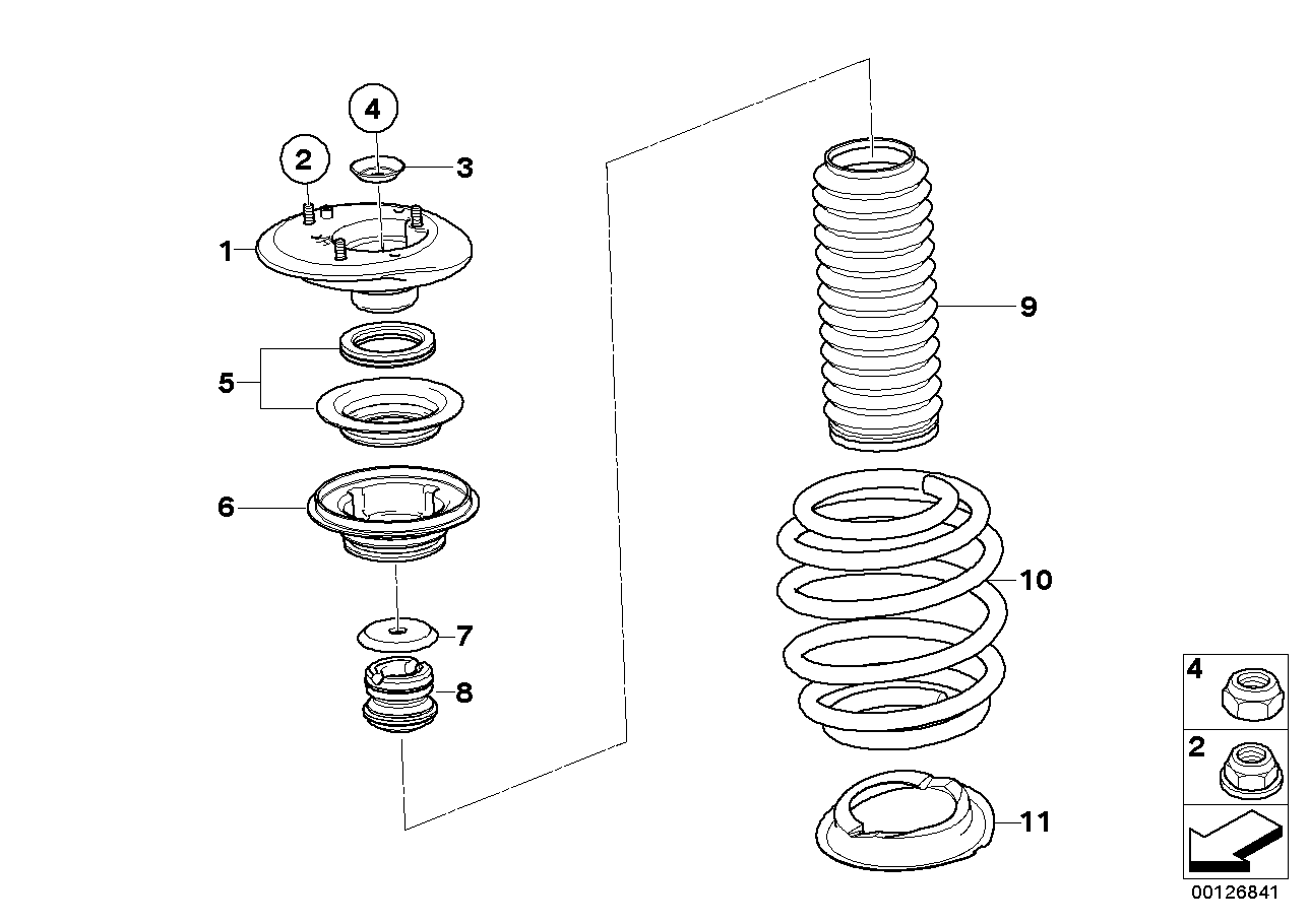 Genuine BMW 31332282630 E46 Front Coil Spring (Inc. M3 CSL) | ML Performance UK Car Parts