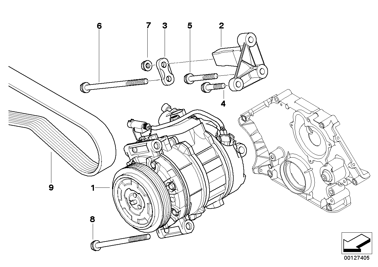 Genuine BMW 64557522482 E60 E67 E64 Plate (Inc. 650i, Alpina B7 & 750i) | ML Performance EU Car Parts