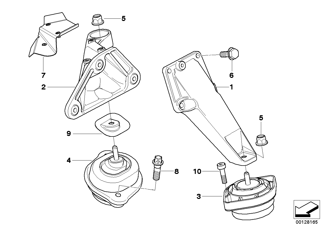 Genuine BMW 22113415179 E83 Engine Support, Left (Inc. X3) | ML Performance UK Car Parts