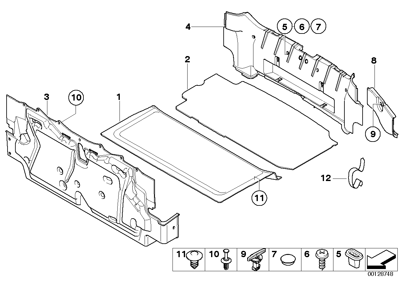 Genuine BMW 51477024819 E85 Trim Panel Lower (Inc. Z4) | ML Performance UK Car Parts