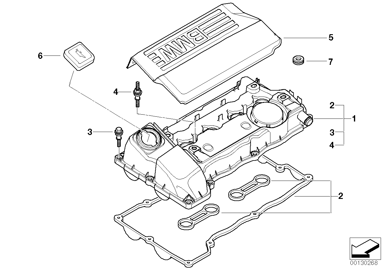 Genuine BMW 11127530743 E87 E90 Ignition Coil Covering (Inc. 316i & 116i) | ML Performance UK Car Parts