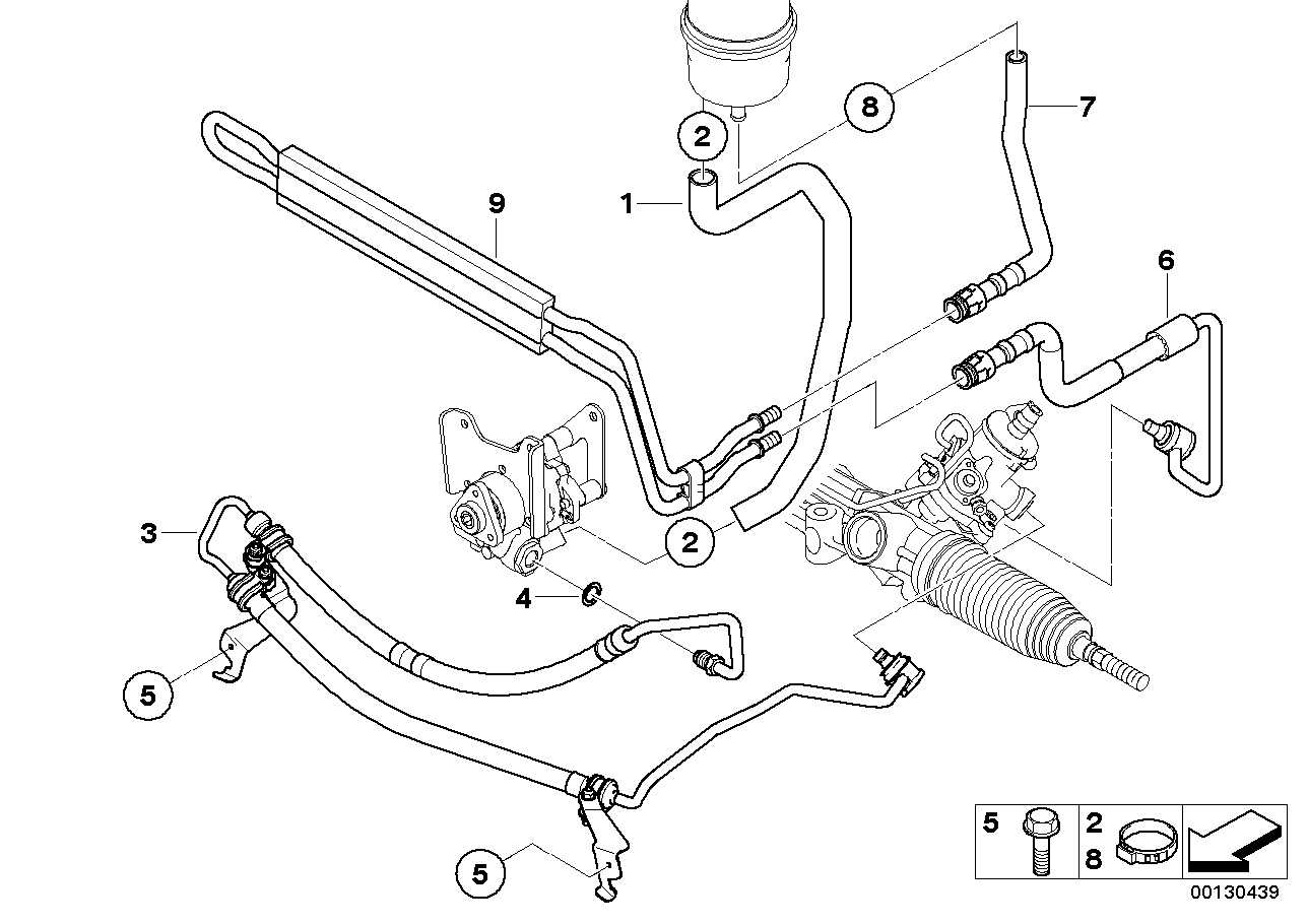 Genuine BMW 32413423919 E83 Radiator Return Line (Inc. X3 2.5i & X3 3.0i) | ML Performance UK Car Parts